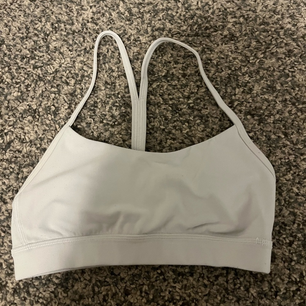 Lululemon White Sports Bra